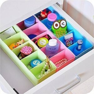 Drawer Organizer Box Set – 5 Grid Compartments (4-Piece) | Organivo