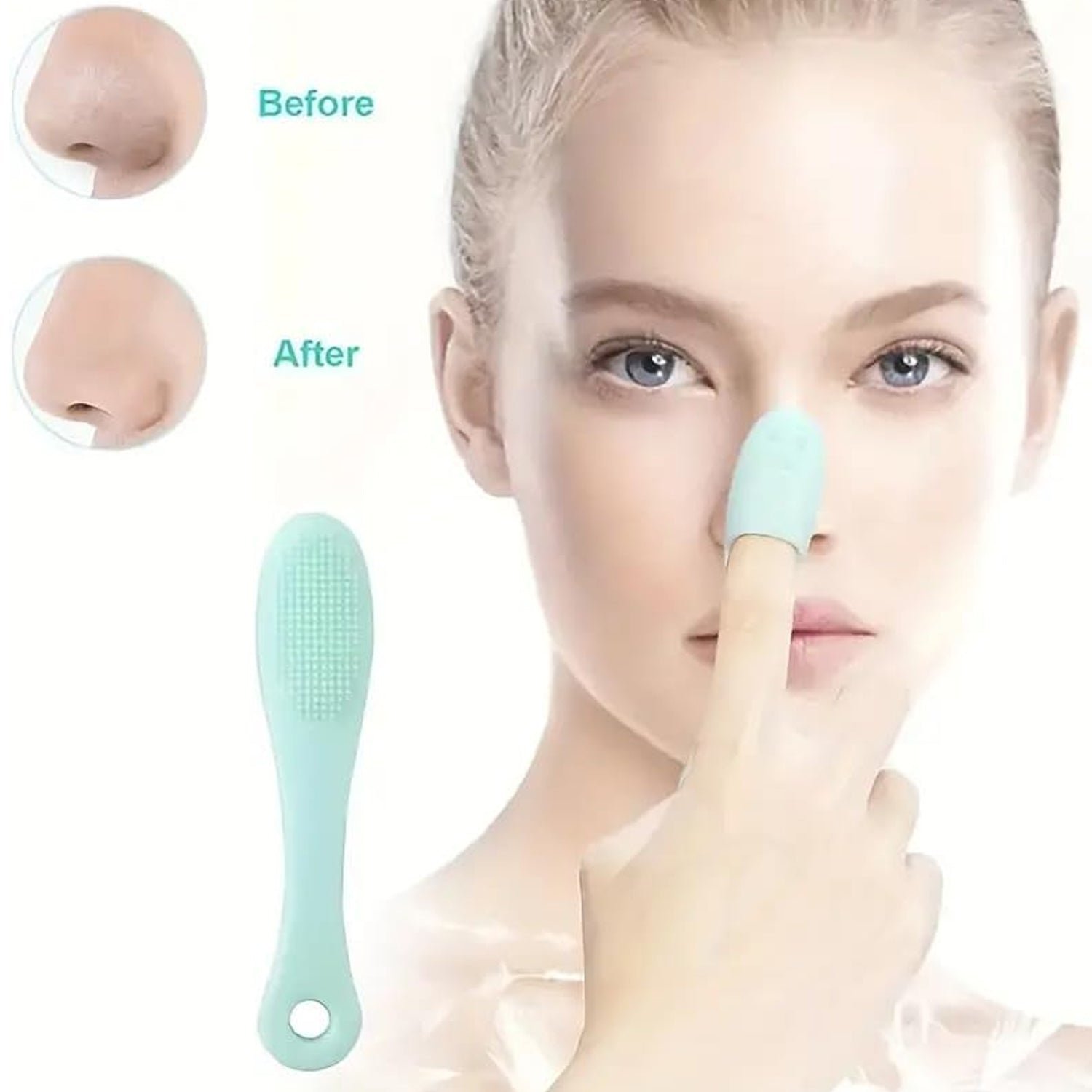Silicone Finger Scrubber – Gentle Facial Cleansing Tool | VelvaBloom