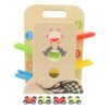 Wooden Ramp Racer – 4 Cars & Handle for Kids | Action Legion