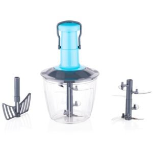 Manual Vegetable Chopper 6-Blade Stainless Steel – 950ML | XcelCraft