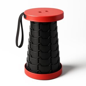 Telescopic Folding Stool – Adjustable Compact Portable Seat