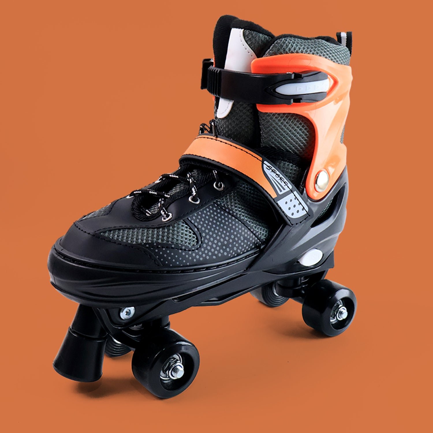 Adjustable Quad Roller Skates for Kids – XL Size with Safety Features