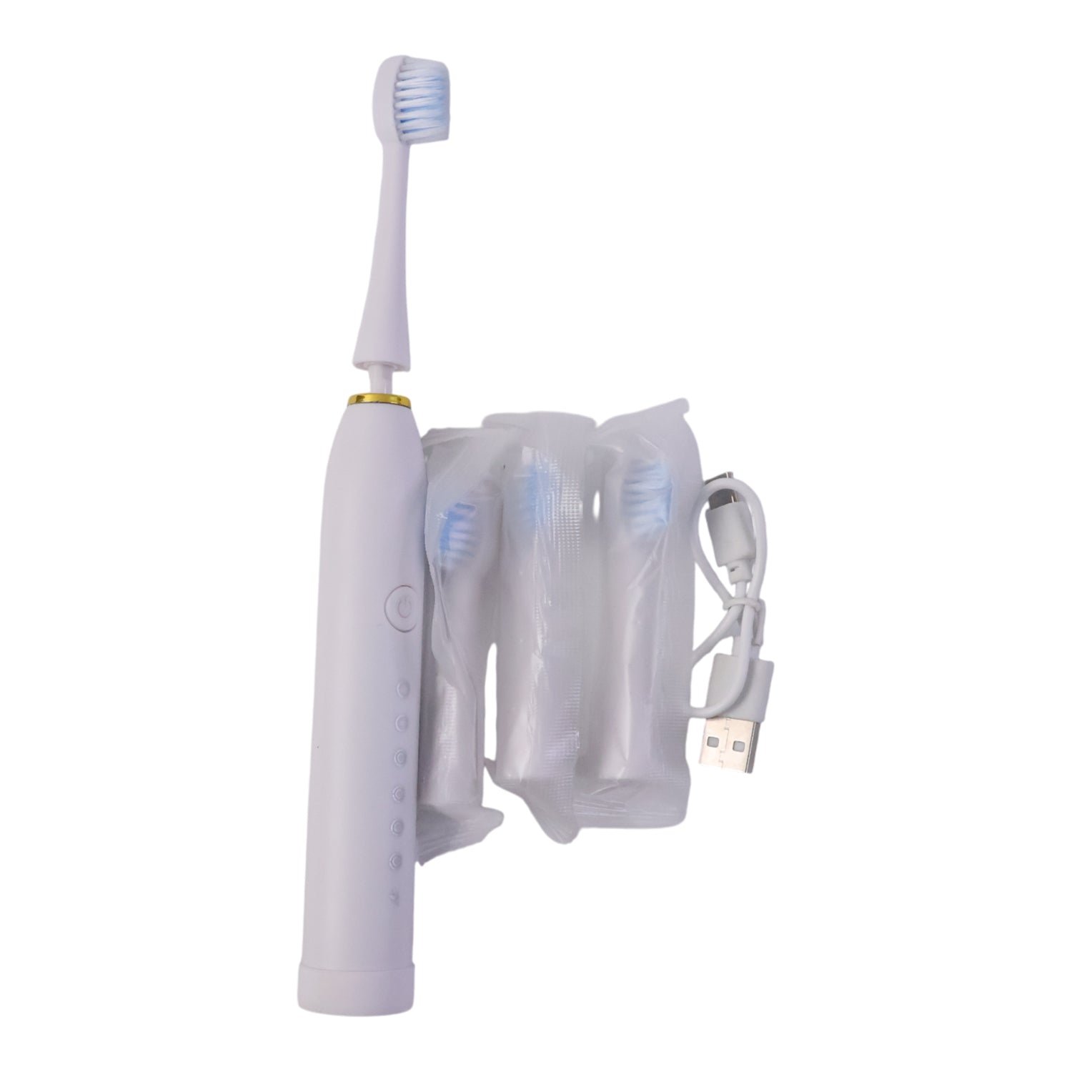 Electric Toothbrush – Rechargeable with 3 Extra Replacement Heads