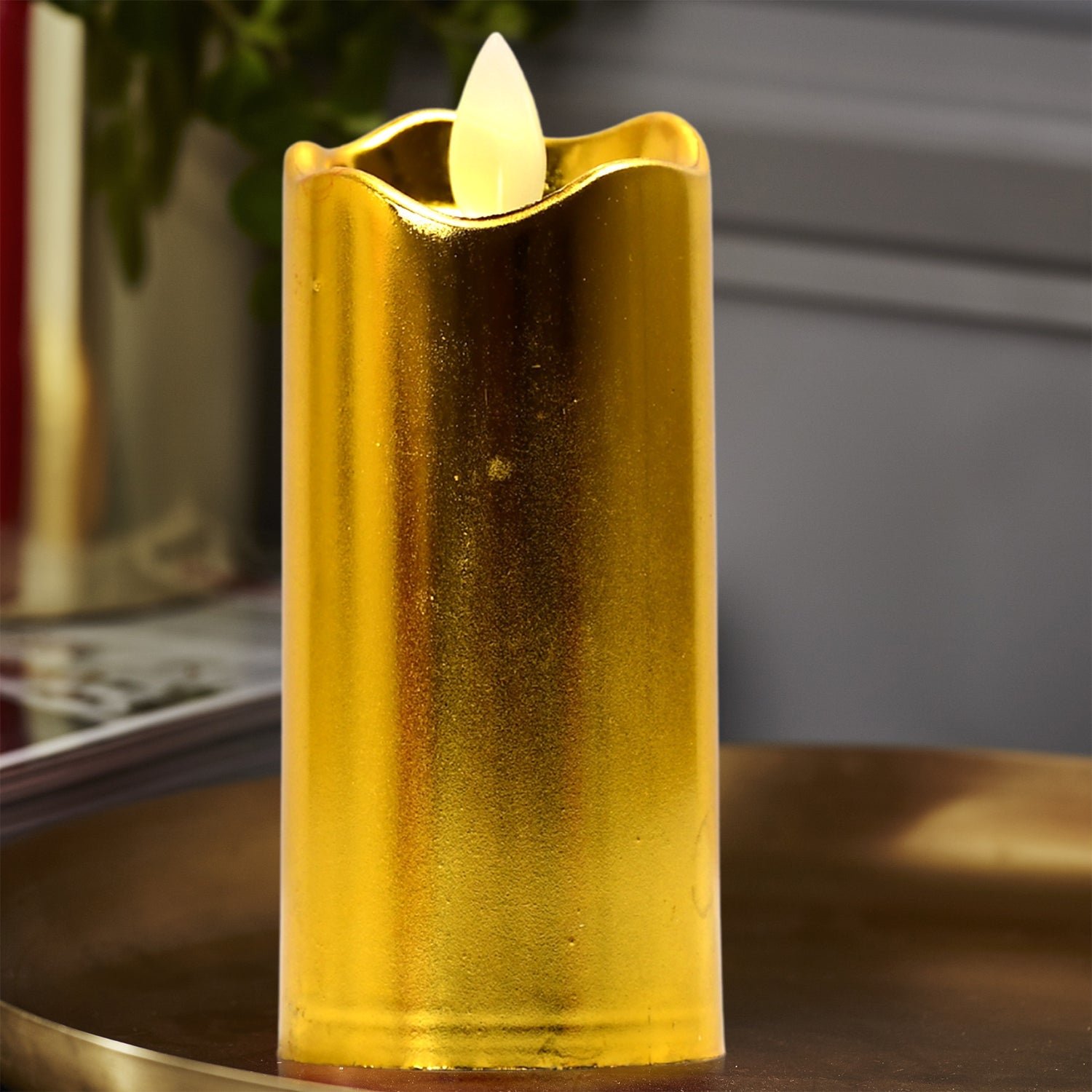 Flickering LED Candles (12 pcs) – Realistic Flame Decor | JubileeJoy