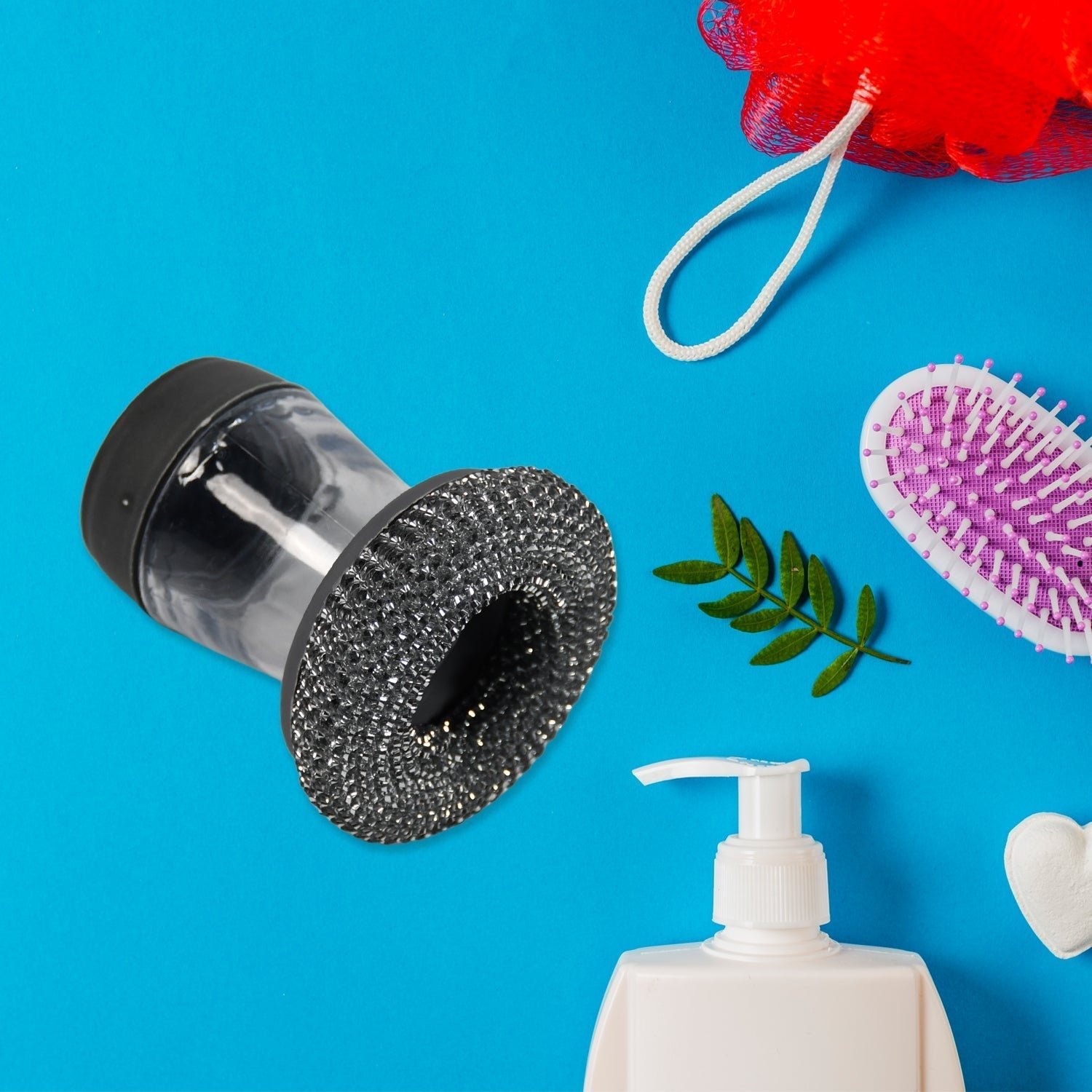 Soap Dispensing Dish Brush – Easy Kitchen Cleaning | VelvetBubbles
