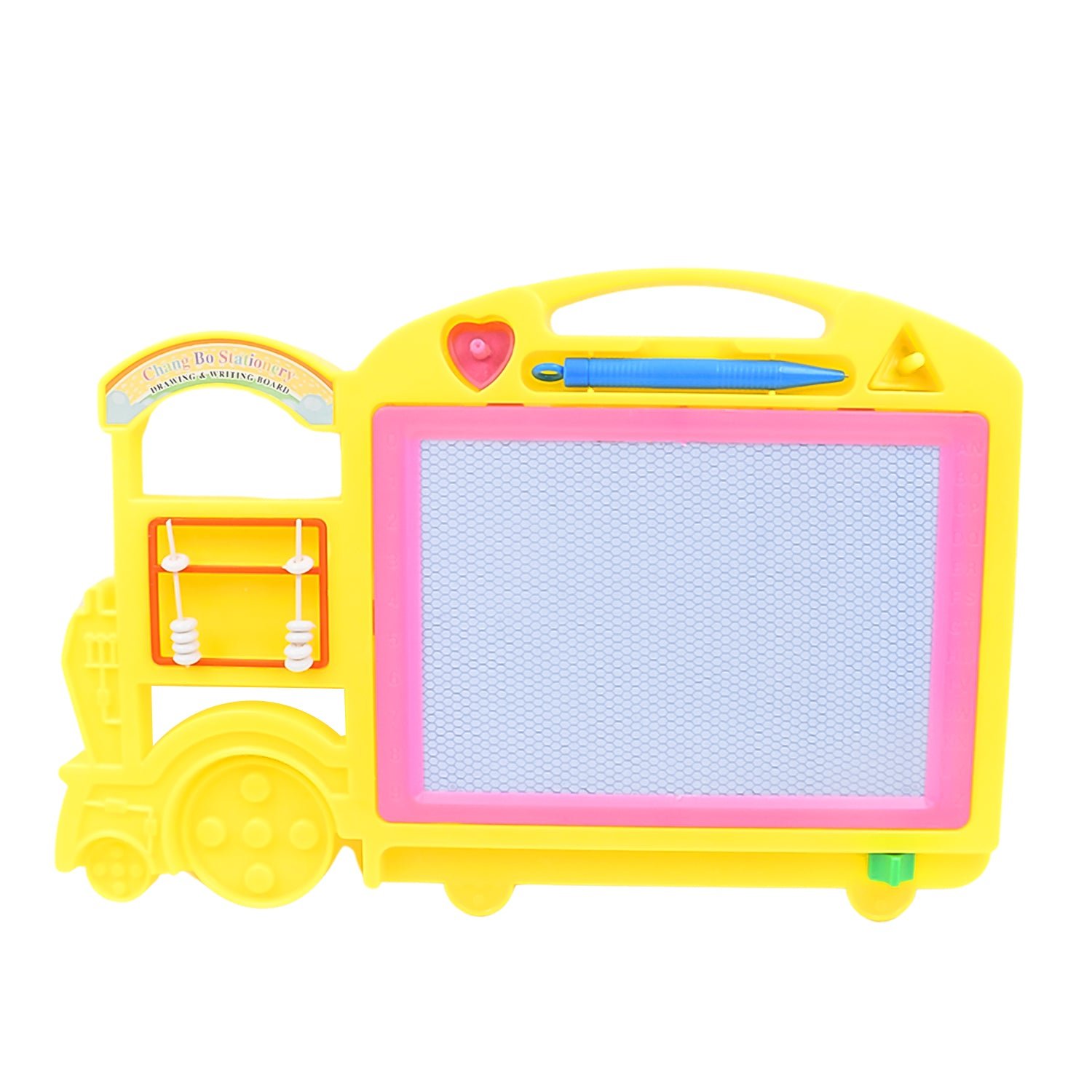Kids Drawing Board – Bus Shape Erasable Slate | Inventive Play