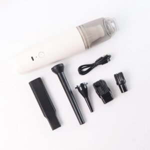 Mini Handheld Vacuum Cleaner – Cordless Rechargeable with 5 Nozzles