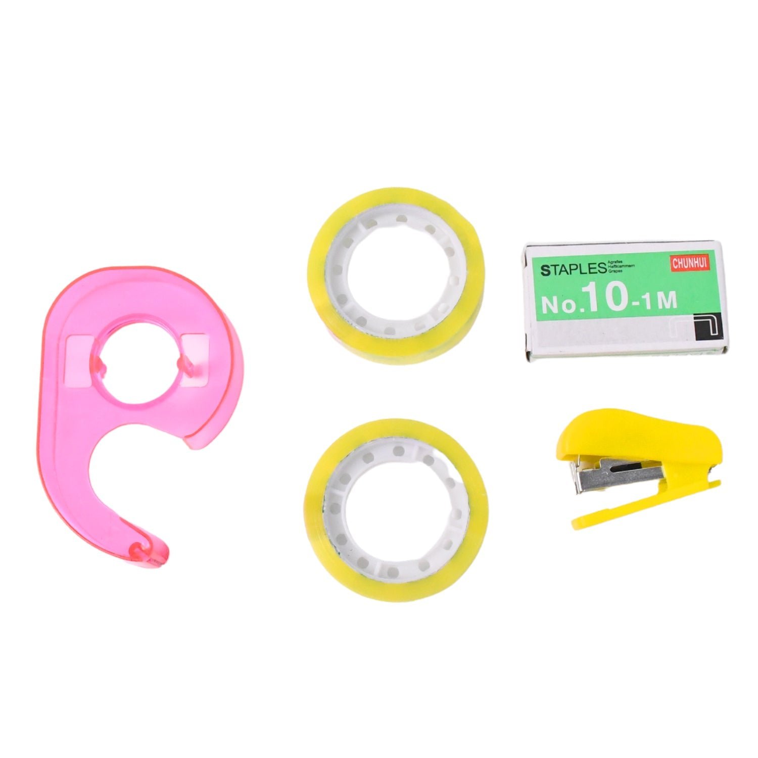 5-in-1 Stationery Kit – Compact Stapler & Sealing Tape Set