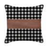 Pillow Covers – Leather & Cotton, 19x12 Inch (2 Pc) | Styleva