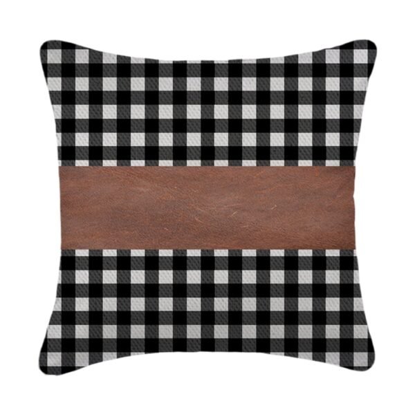 Pillow Covers – Leather & Cotton, 19x12 Inch (2 Pc) | Styleva