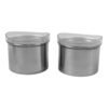 Airtight Stainless Steel Containers – See-Through Lid, 500ML (Set of 2) | Konvex