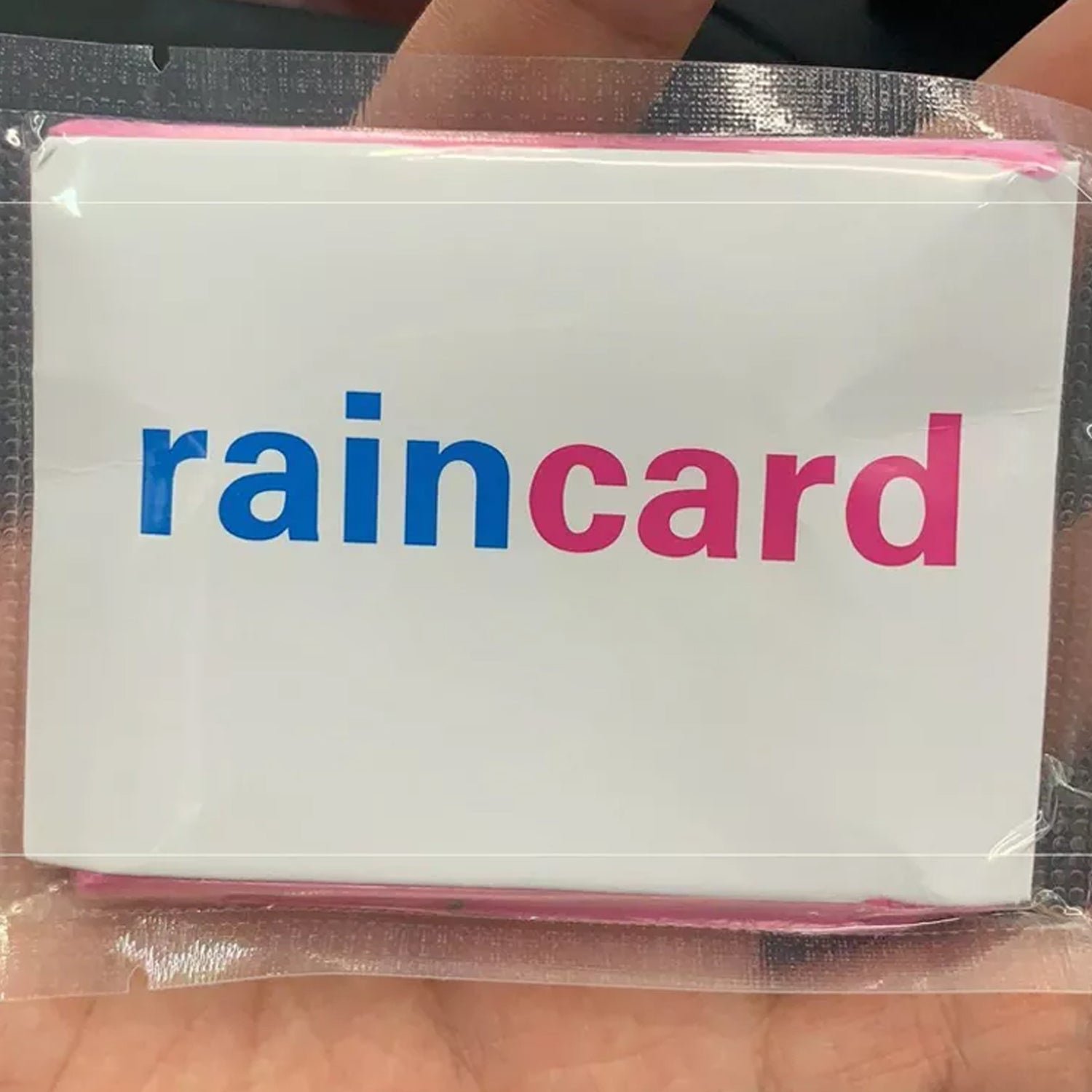 Waterproof Emergency Raincoat Card – Compact & Easy Carry