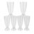 Plastic Milkshake Glass Set – Durable 400ML Plastic Tumblers (6 Pieces)