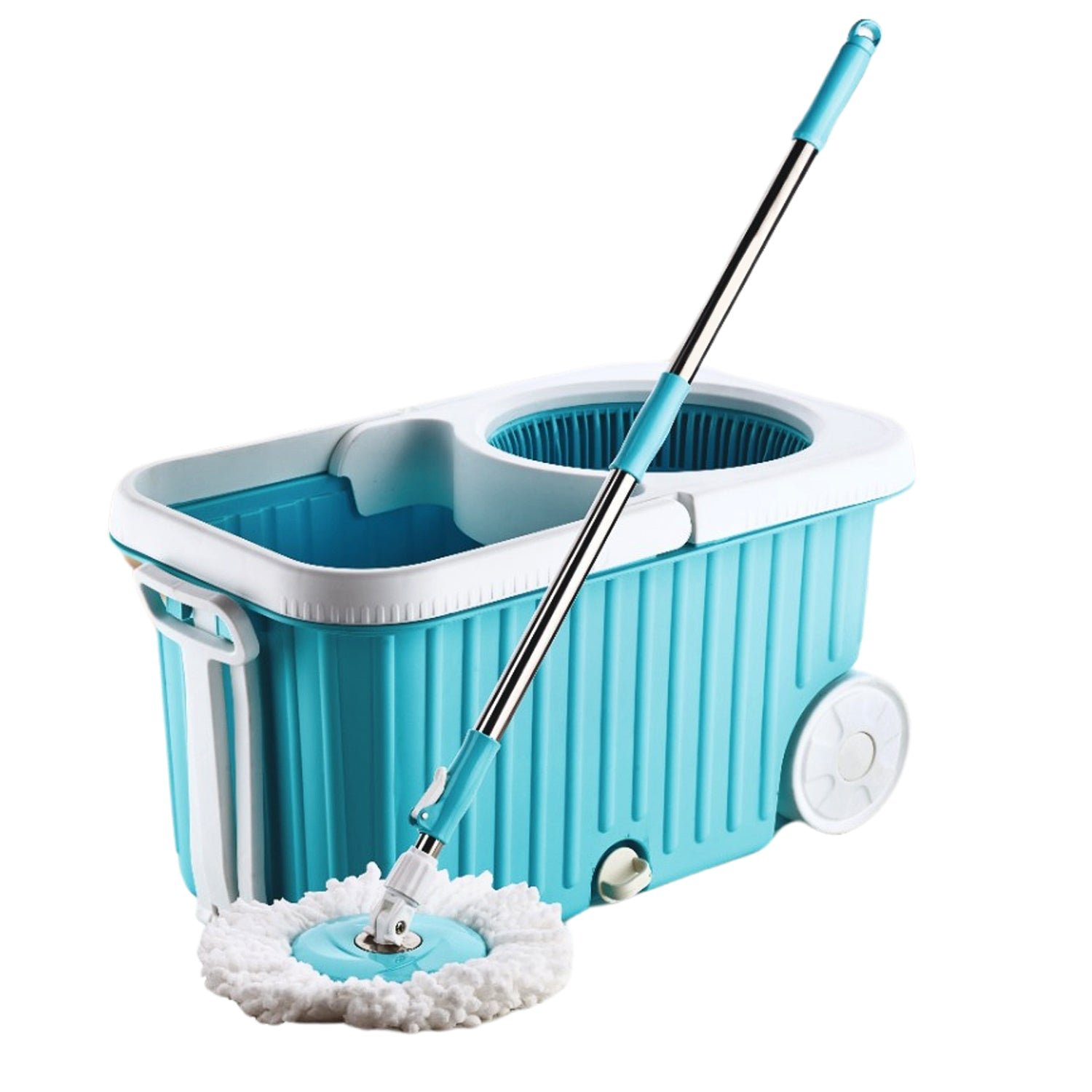 Spin Mop – 360° Rotating Stainless Steel Spinner for Deep Cleaning