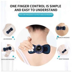 Portable USB Neck Massager – Electric EMS Relief | Indo Glow