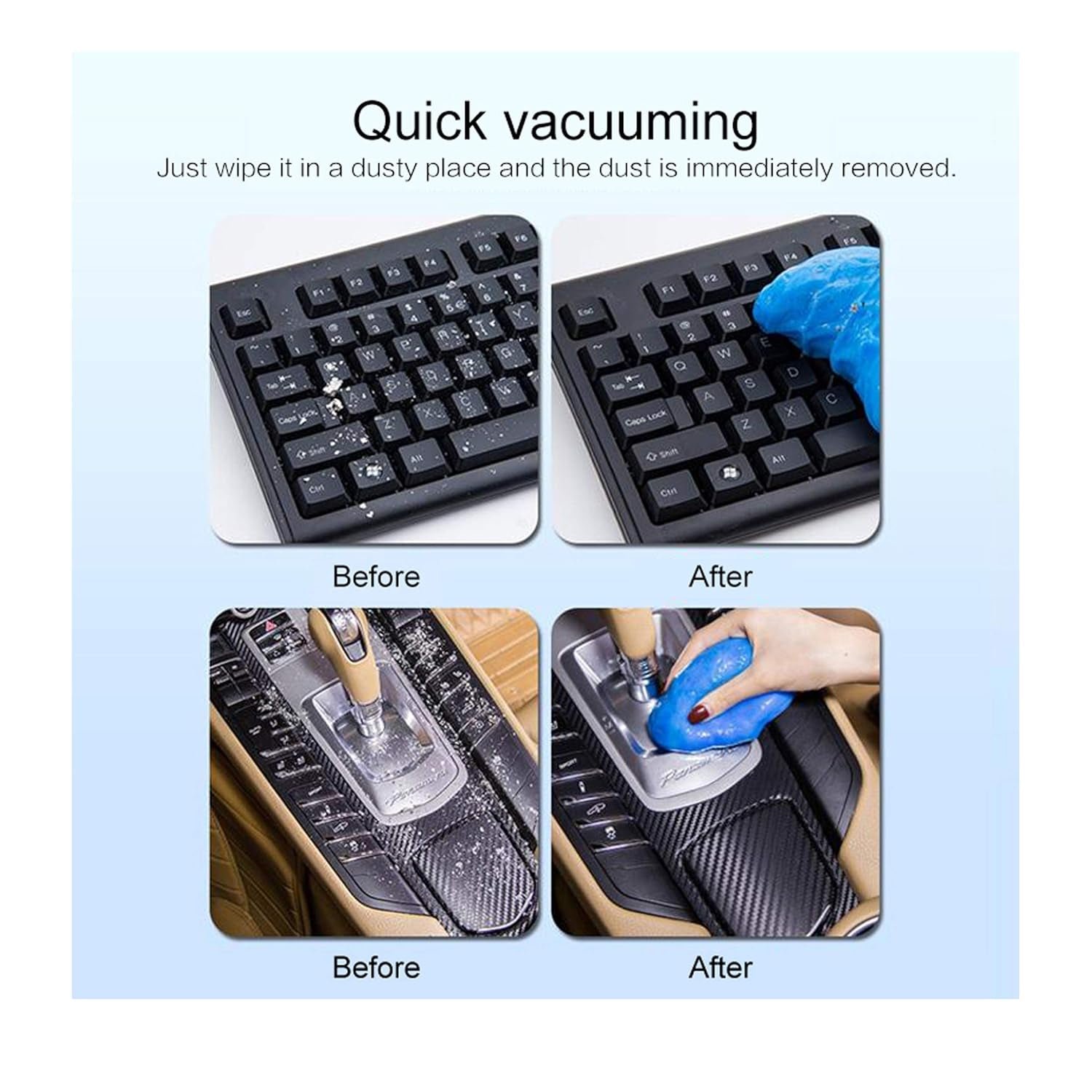 Cleaning Gel – Multi-Surface Dust & Dirt Remover | Velvet Wipe