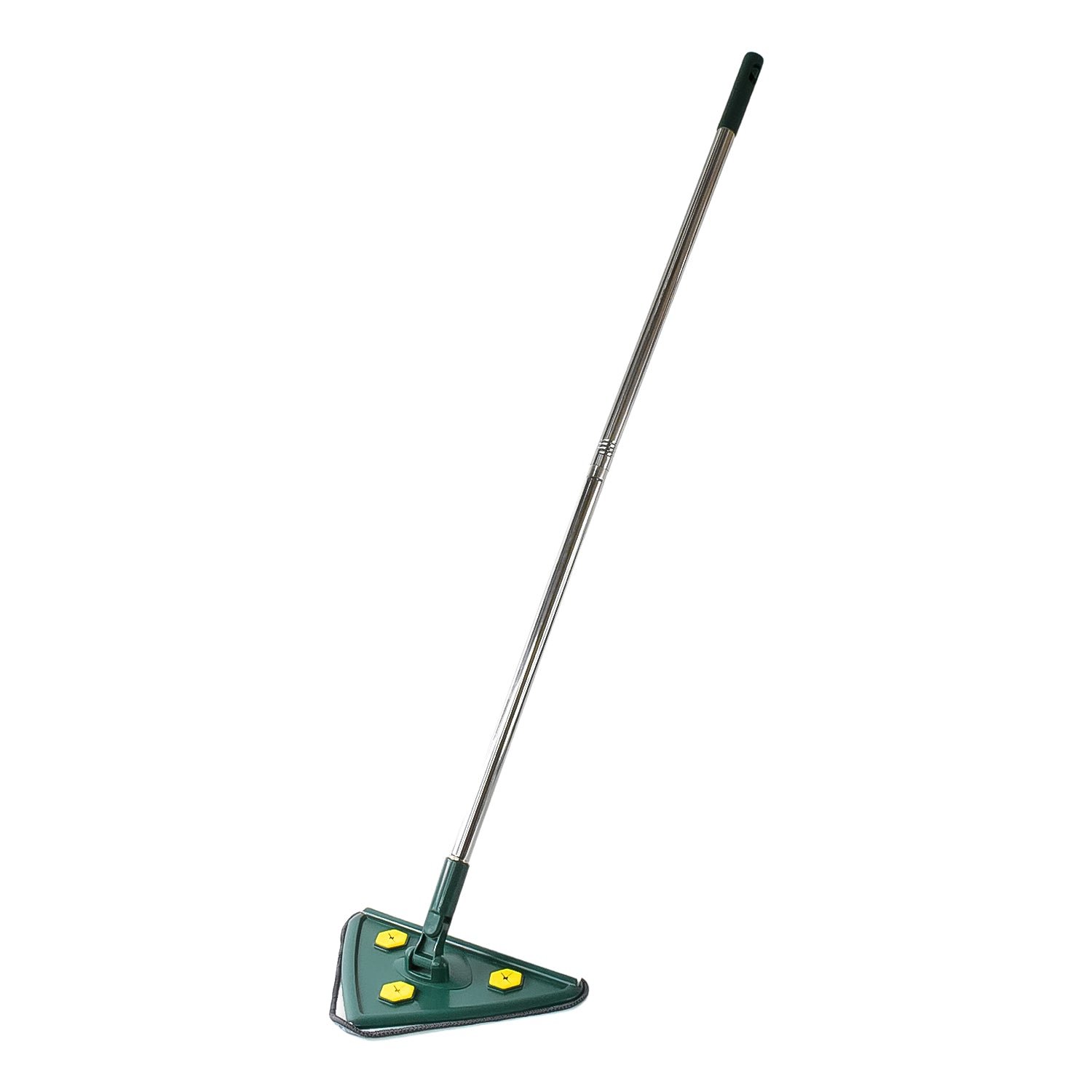 Triangle Mop – 360° Rotating Extendable Cleaner | Velvet Wipe