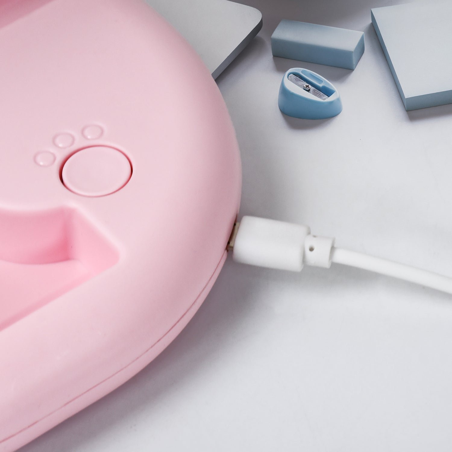 Portable Fan with LED Light – USB Rechargeable & Foldable | FitFuzion