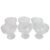 Glass Ice Cream Cups – Elegant Dessert Serving Set (6 Pcs) | Styleva