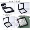 Transparent Jewellery Display Box – Floating 3D Effect for Showcasing