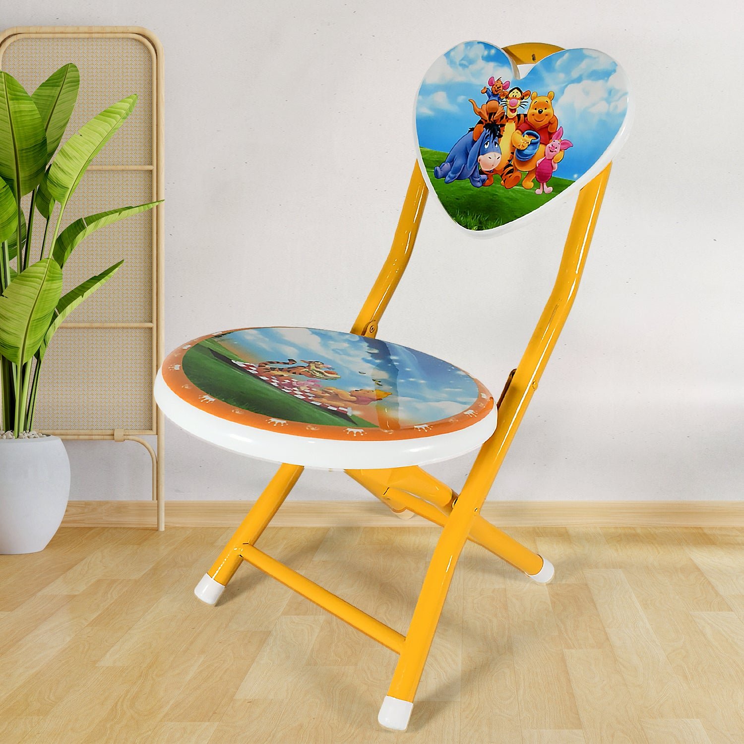 Kids Folding Chair – Heart Shape Cartoon Design | Little Fashionistas