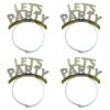 Glitter Party Headband Set – 4 Pack Lets You Celebrate In Style