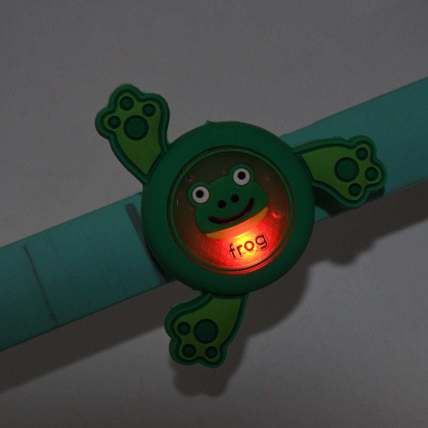 Kids LED Slap Bracelet – Spinning Light-Up Cartoon | Little Fashionistas