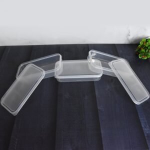 Plastic Lunch Box Set – 3-Piece Square Storage | Konvex