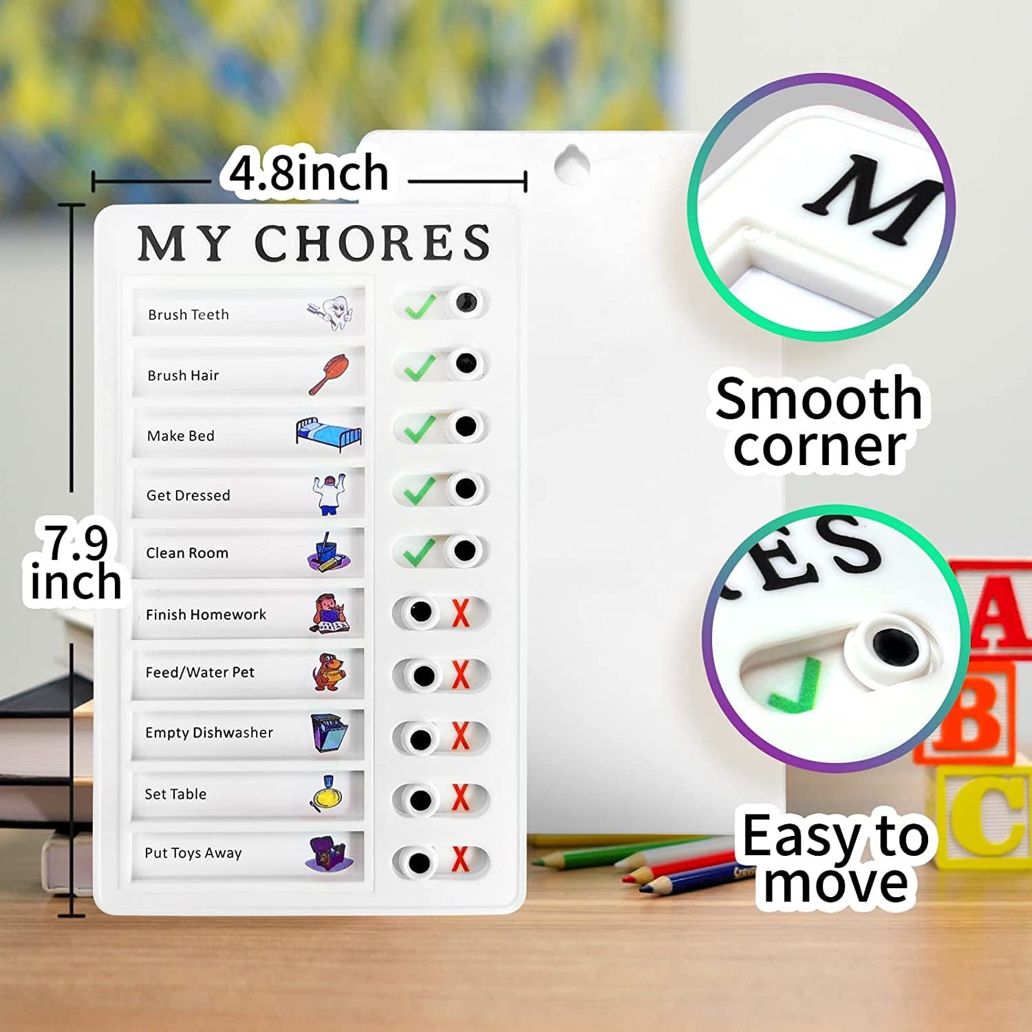 Chores Note Board – Daily Task Planner & Reminder | Foloria