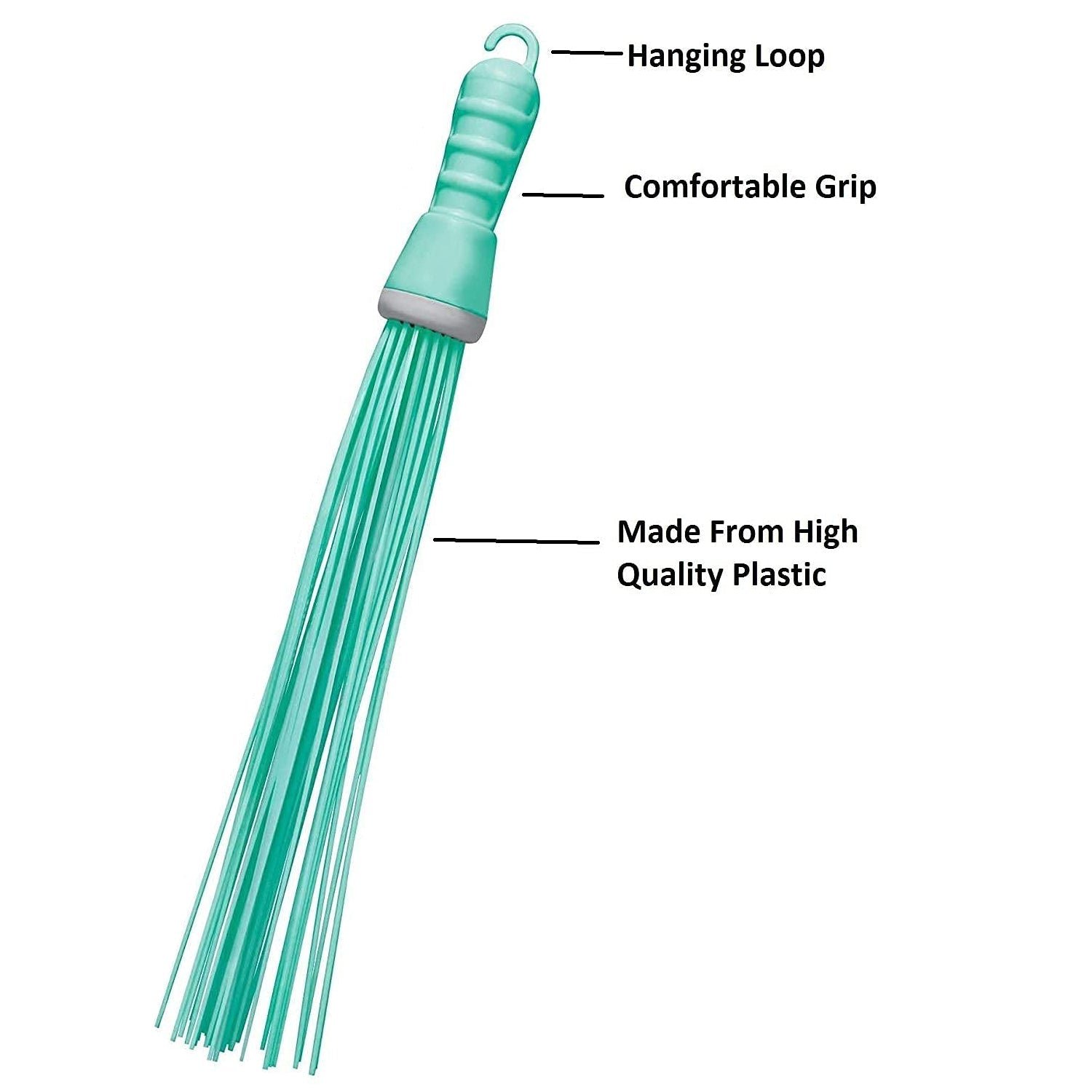 Hard Bristle Broom – Wet & Dry Floor Scrubbing | Pro Clean