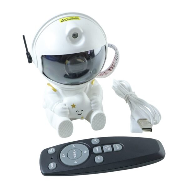 Astronaut Galaxy Star Projector – Remote-Controlled Night Light