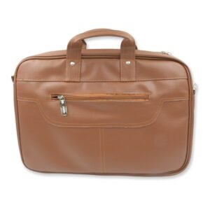 Faux Leather Laptop Messenger Bag – Professional & Stylish | VoltDesk