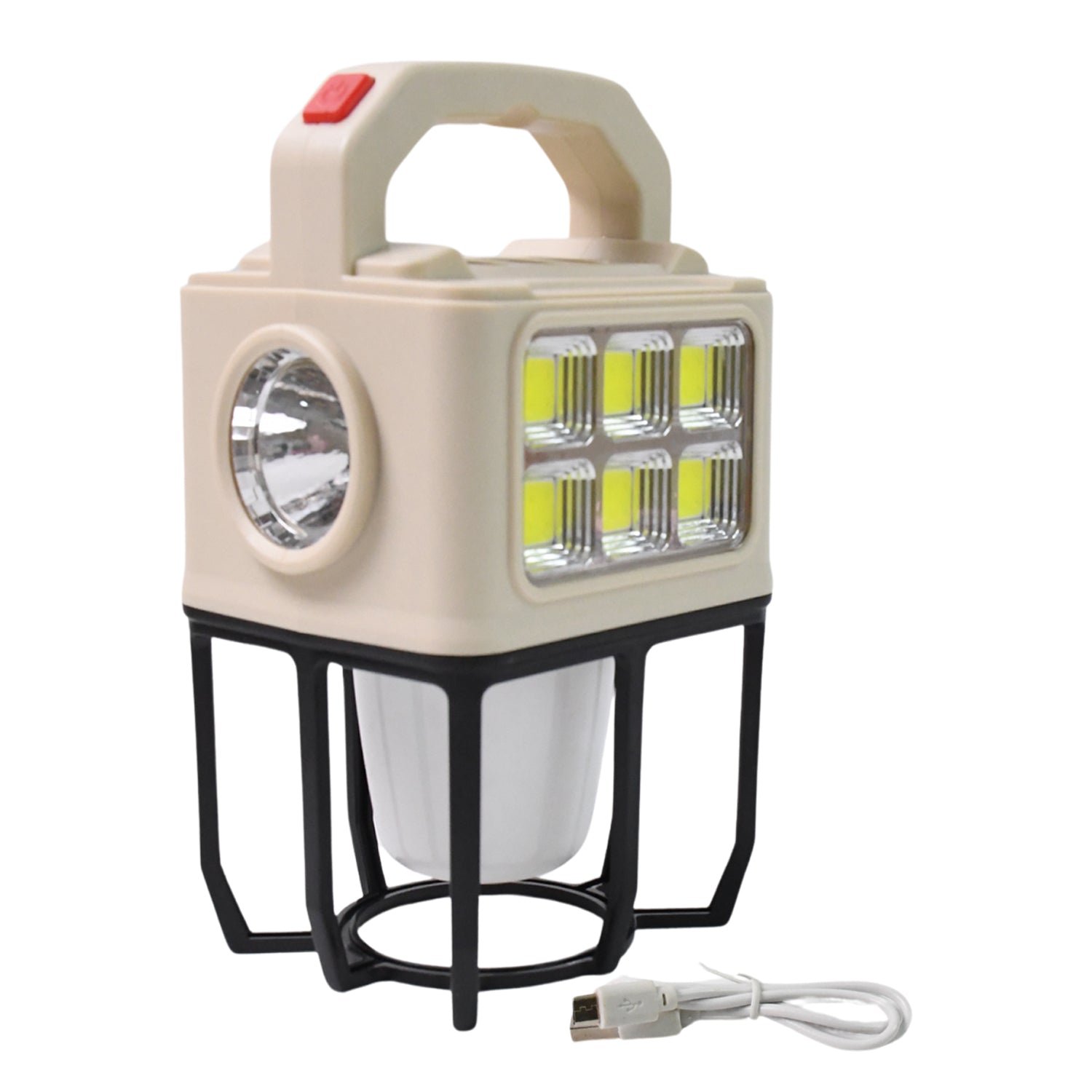 Solar Camping Lantern – Portable with 3 Light Modes & USB Charging