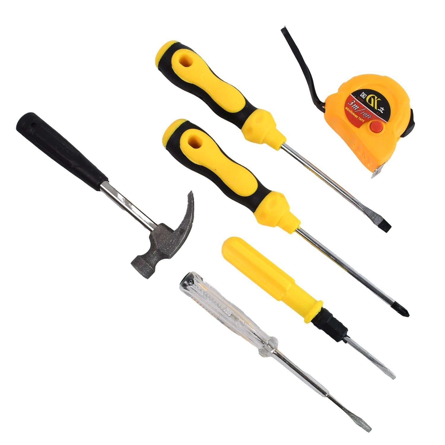 6-in-1 Hand Tool Kit – Durable Screwdrivers with Compact Case