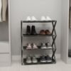 4 Layer Foldable Shoe Rack – Space-Saving Storage Solution