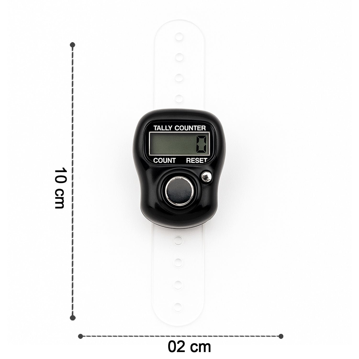 Finger Tally Counter – Portable Digital Counter with Adjustable Strap