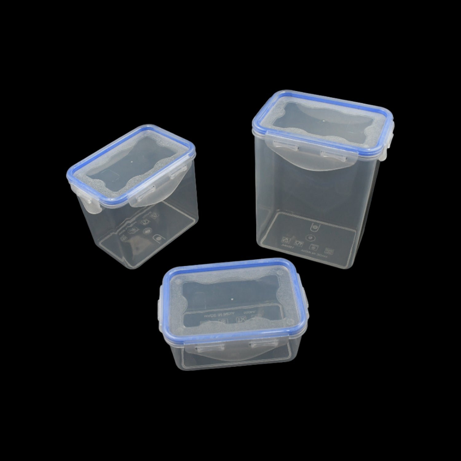 Airtight Kitchen Storage Container – 3 Pc Food Grade Set | Velvet Wheels