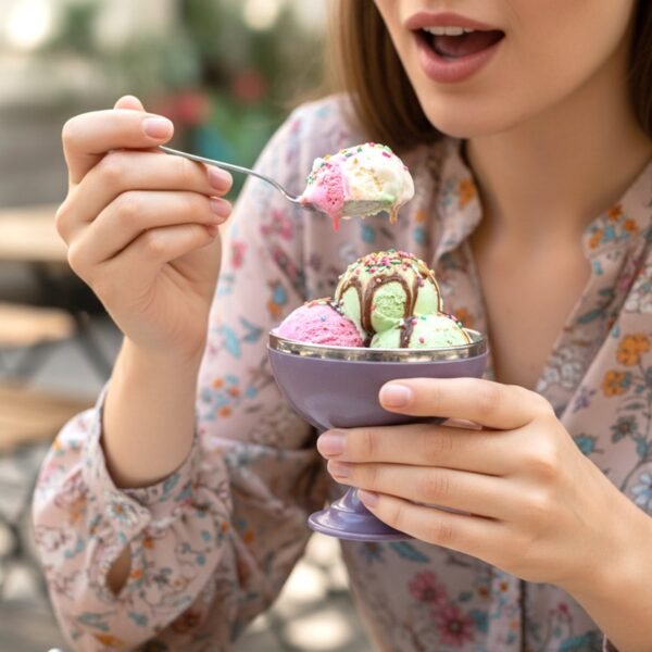 Stainless Steel Dessert Bowl Set – Elegant & Durable Serving Cups