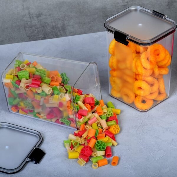 1200 ML Airtight Food Storage Container Set – 2 Piece Durable Plastic