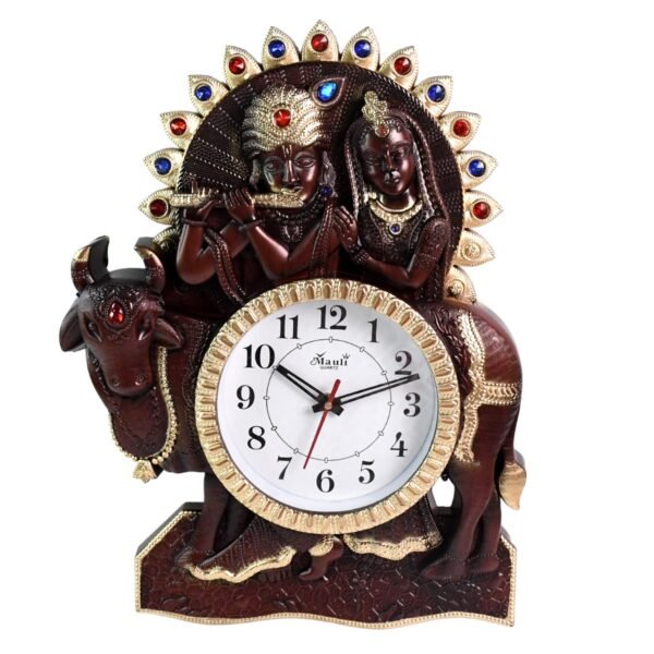 Radha Kishan Analog Wall Clock – Stylish Home Decor Accent