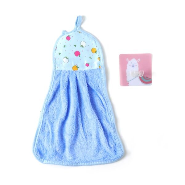 Soft Microfiber Hanging Hand Towel – Quick-Dry with Adhesive Hook
