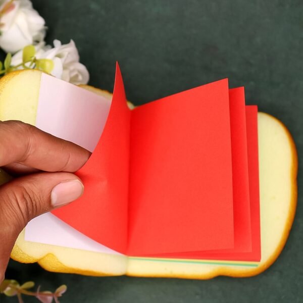 Sandwich Sticky Notes – 80 Multicolor Pages | Foloria