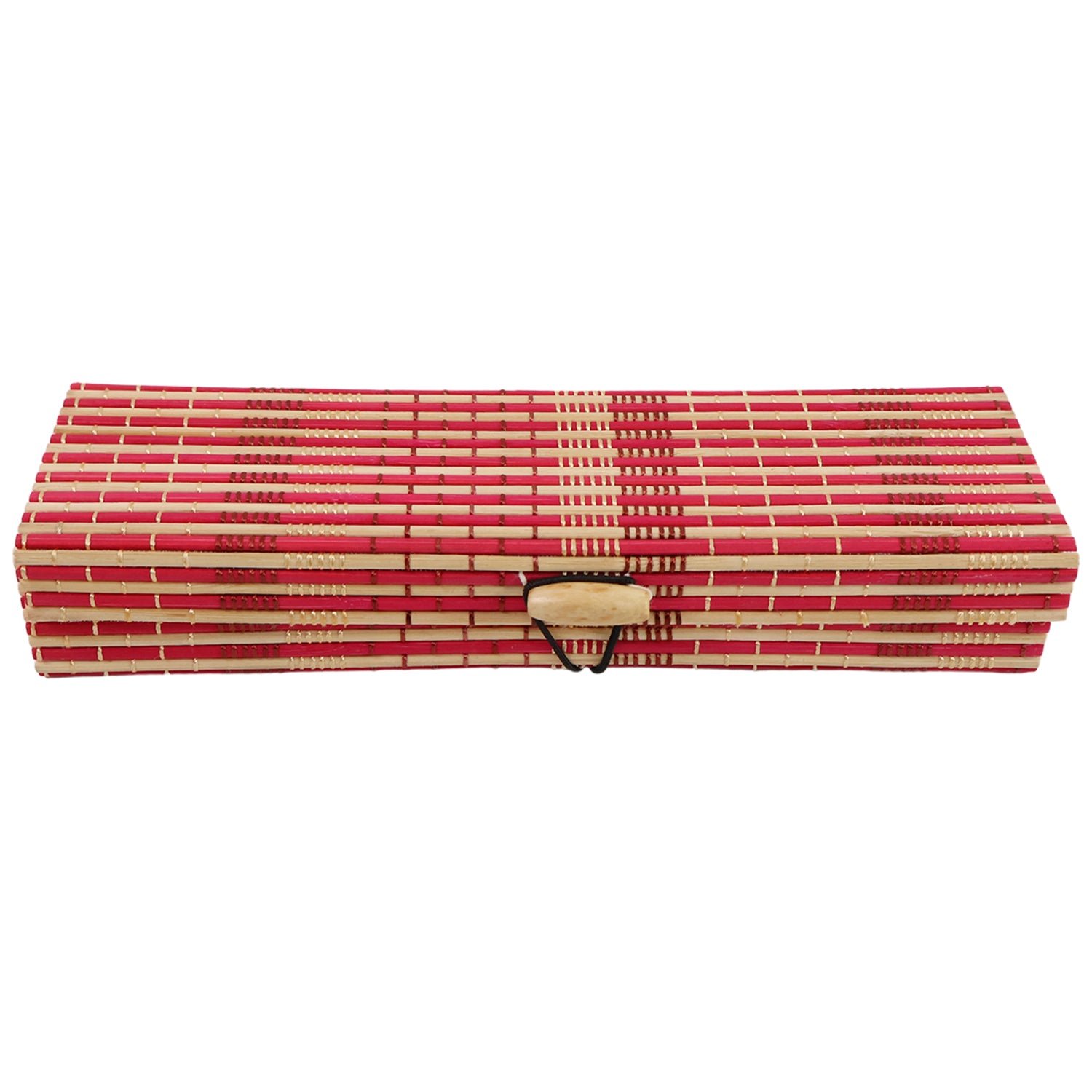 Bamboo Pen & Pencil Box – Eco-Friendly Handcrafted Organizer