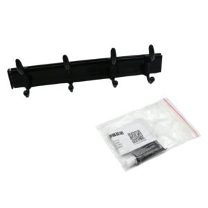 Wall Mount Coat Hanger – 4 Hooks, Damage-Free Eco Adhesive | GlimmerHome