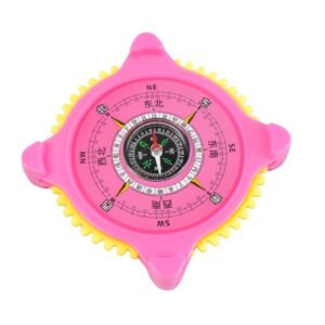North-South Navigation Compass with Built-in Clock – Durable Adventure Gear