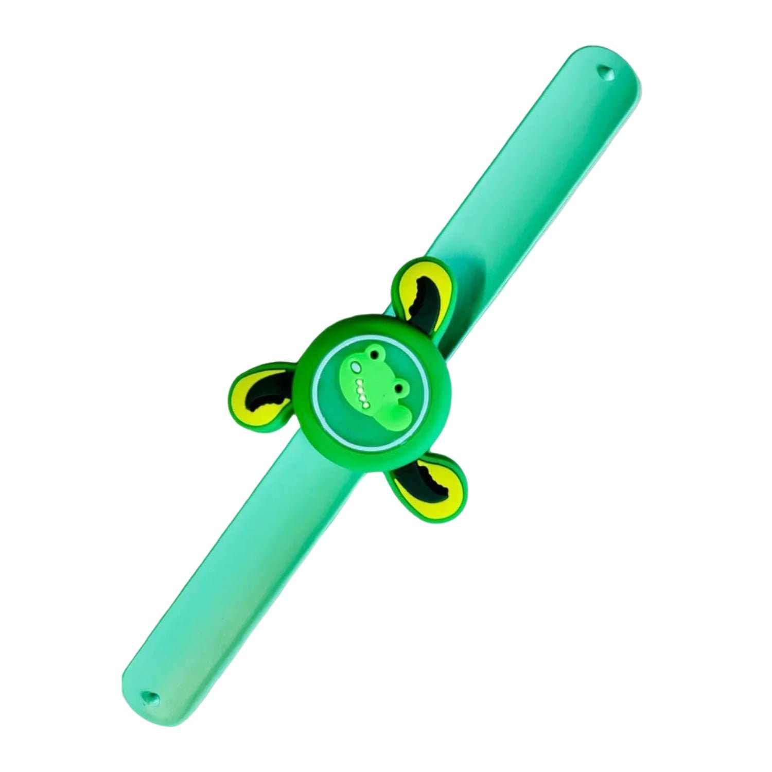 Kids LED Slap Bracelet – Spinning Light-Up Cartoon | Little Fashionistas