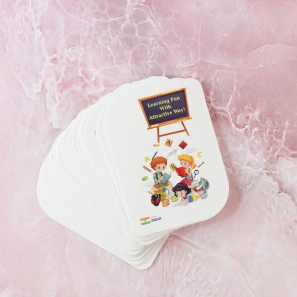 Alphabet Flash Cards Set – 32 Durable Early Learning Cards