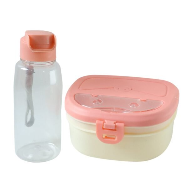 Plastic Lunch Box Set – Secure Lock Lid & Dual Compartments