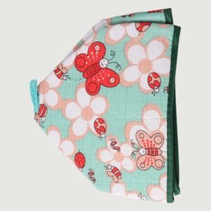Foldable Food Cover – Reusable Mesh with Butterfly Print