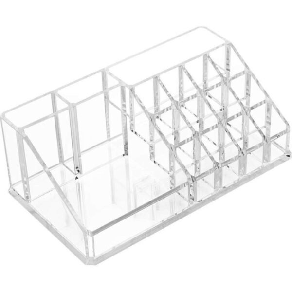 05_6289260f-f365-4537-87fe-6b4ee5384795 Acrylic Makeup Organizer – 16 Clear Compartments for Cosmetics